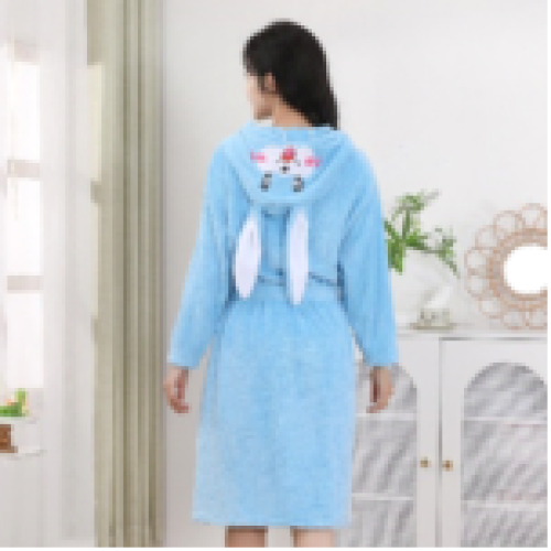 Childrens Rabbit Bathrobe